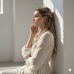 نرمی نور بر پوست سفیدCreate an ultra...