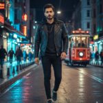 مرد مدرن در خیابان استقلال Ultra photorealistic...