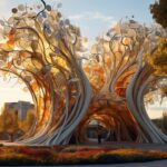 Monument city trees people#AI #artificial Intelligence…