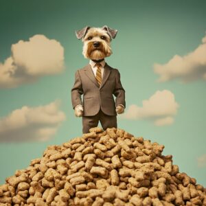 А у котов рыбный бизнес и из под прилавка кошачью мяту? schnauzer dog in a suit ...