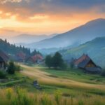 Romania Transylvania mountains Architecture#AI #artificial Intelligence…