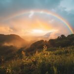 Rainbow atmospheric phenomenon nature#AI #artificial Intelligence…