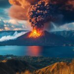 Volcano lava eruption nature#AI #artificial Intelligence…