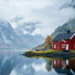 Norway fjords water houses#AI #artificial Intelligence…