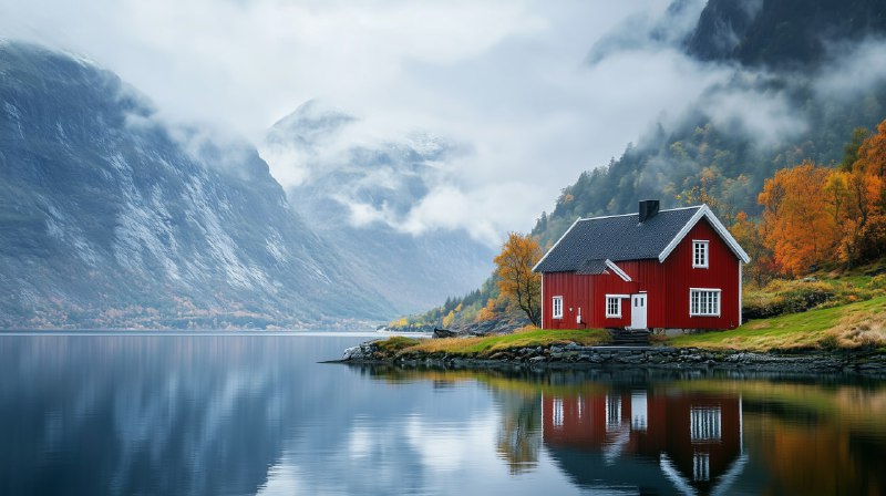 N8hIdG4A_yDVOQ9zqfxtAz8JnyhJ2Fgqjj6Pm75udga9WZpHpJ4amgOaXyFrORgRffdaPatOEYxpDP3ucBhcoXXQJJdjZ7C2Tx5R.jpeg Norway fjords water houses#AI #artificial Intelligence… - تصویر 1