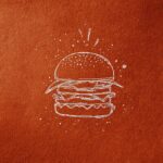 A whimsical single line drawing of a...