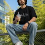 پرتره خیابانی مدرن و استایلی از مرد...