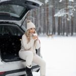 آرامش زمستان در صندوق خودرو A single...