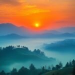 Dawn morning fog#AI #artificial Intelligence…