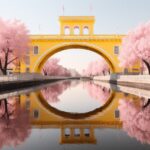 City sakura houses architecture#AI #artificial Intelligence…