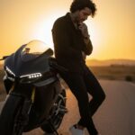 طلوع آتشین بر موتورسیکلت A cinematic ultra...