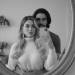 آغوش آینه‌ای عاشقانه و صمیمی A cinematic...