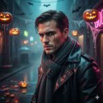 مردانه کوچه فانوس و خفاش Ultra photorealistic...