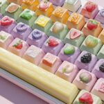 Prompt A computer keyboard where each key...