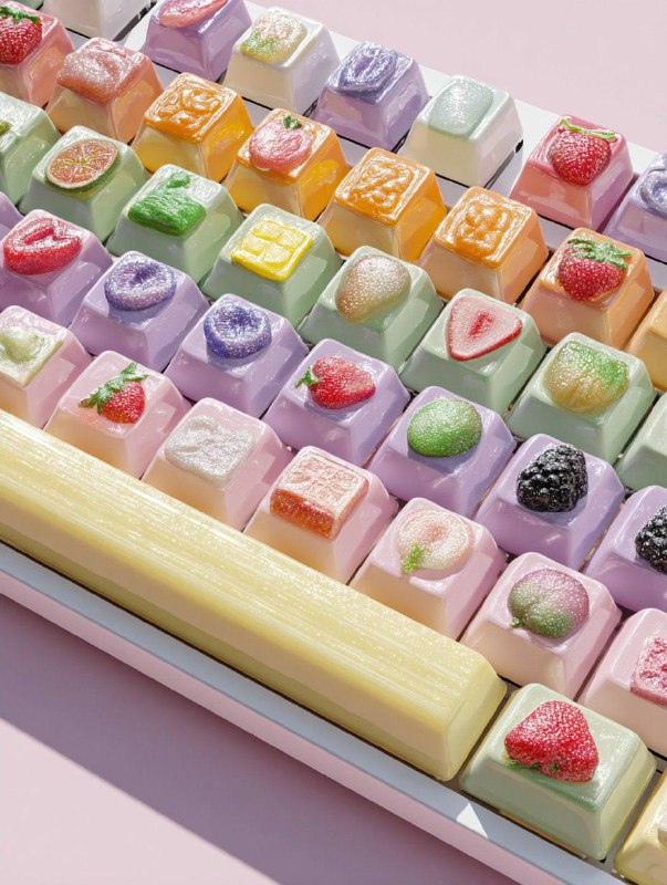 XqNrWQq0I8cQmLghyzbVUcu268zX6BInK75fmFEpxenolkpipVDfAMQeY7uGi3Lr7x8yM4me6j2rsoNInqqdpAn67Tl5IJor1xnl.jpeg Prompt A computer keyboard where each key... - تصویر 1