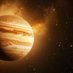 Jupiter planet Solar system gas giant space#AI...