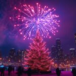 New Year holiday Christmas tree gifts#AI #artificial...