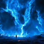 Доп промпты в комментахAn apocalyptic scene showcasing the destructive power of ...