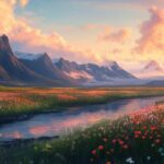 Iceland nature mountains waterfalls#AI #artificial Intelligence…