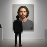 نگاه در خلوت گالری An ultra realistic...