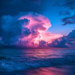 Thunderstorm lightning evening#AI #artificial Intelligence…