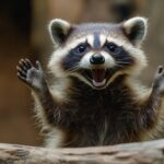 Raccoon cute animals nature#AI #artificial Intelligence…