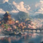 Asia old town houses architecture#AI #artificial Intelligence…