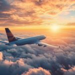 Airplane civil aviation flight sky#AI #artificial Intelligence…