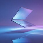 Prompt:A sleek modern [DEVICE] floating slightly above...