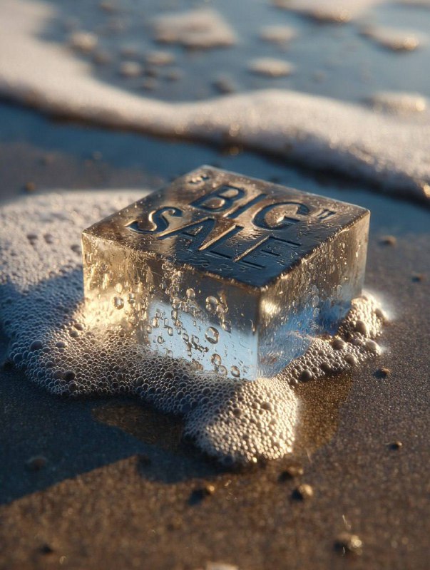 itB1Csa7J7IS7I_Oi7E-dOHobABxylj4f-un2L9XtcUuc4qdnPTqe_fAzn6yWHIVB30lB79w0hS18GKUSA1GBDeOrpLVn3d2L_bK.jpeg Photo:Transparent glass or ice block with “BIG... - تصویر 1