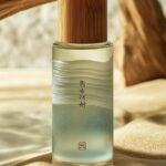 This is an advertising product poster featuring a cream and wood color scheme fo...