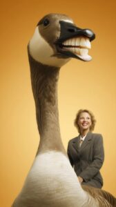 high impact action image, editorial ad, face forward perspective, comically exag...