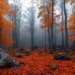Autumn November fallen leaves#AI #artificial Intelligence…