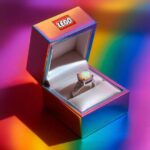 PromptLuxury product photography of a diamond engagement...