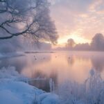 February winter snow frost#AI #artificial Intelligence…