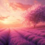 Lavender flowers field nature#AI #artificial Intelligence…