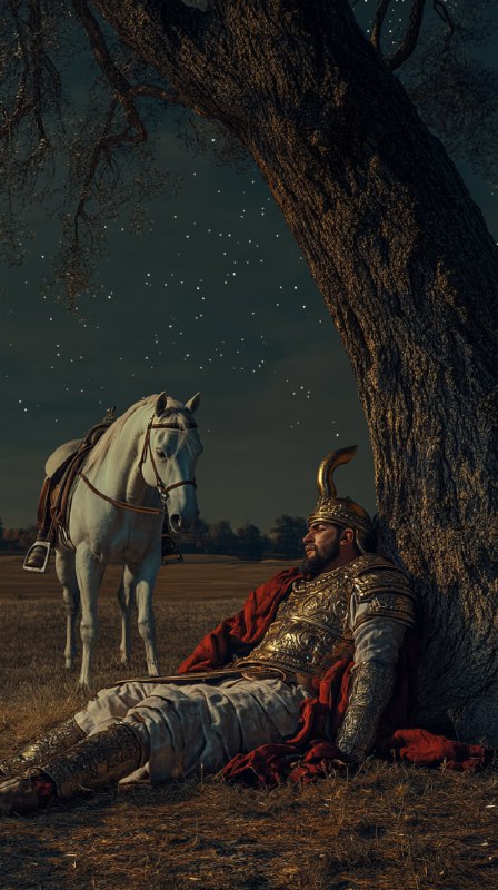 pSxhZ93TGqSA30rngX1R4_RiA7H0eWSoOC9P1Mkafz2jktZY6cZ0Laro1pkUcL10monm0B5aSwKfCTklwqkEbXqM1QKf74nSUcZJ.jpeg establish shot of a middle-aged ancient persian general warrior sleeping under a...