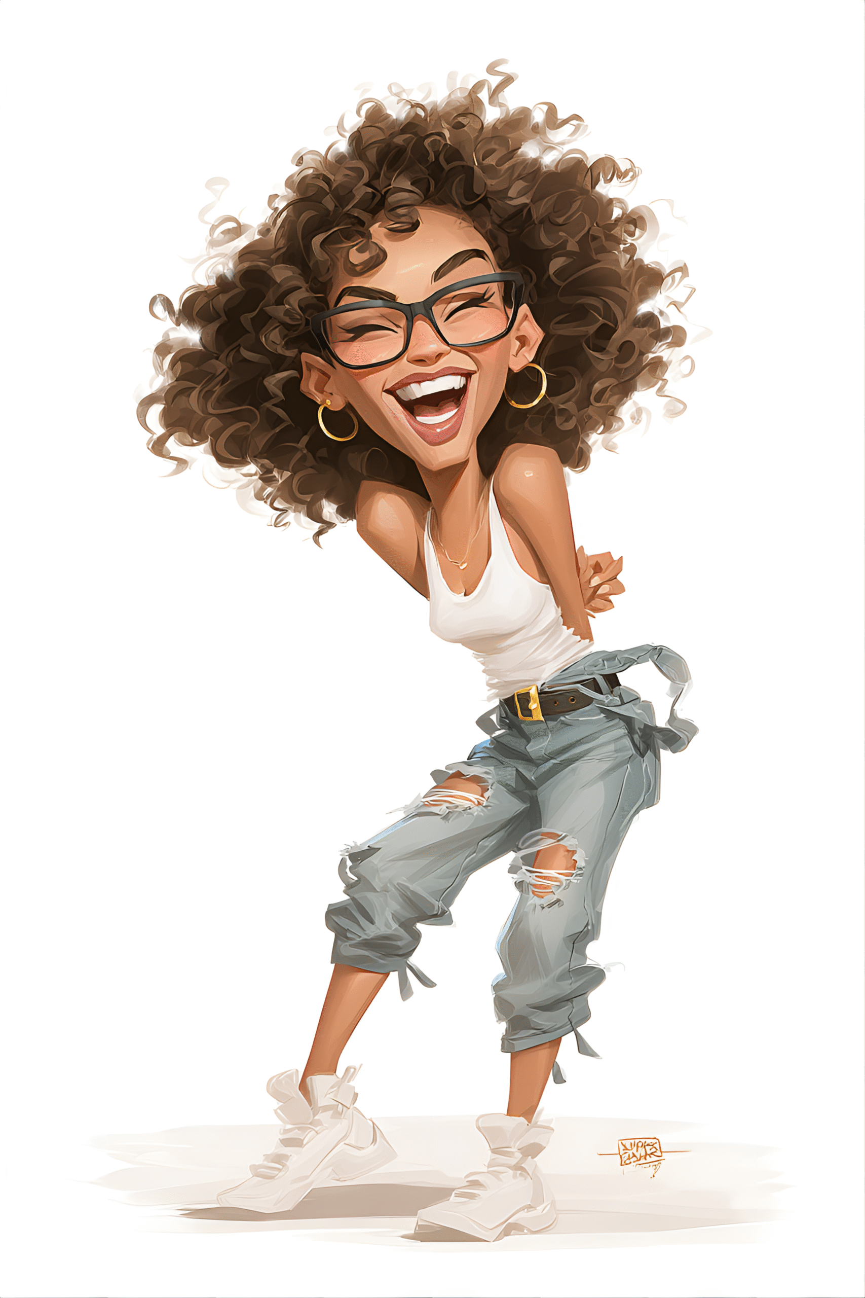 prompthero-prompt-6395f264b15.png 6 َAi Prompt funny caricature hip hop... - تصویر 1