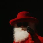 Santa Claus as an italian mafia boss by martin scholler and martin parr --ar 3:4...