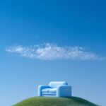 Prompt:The image depicts a surreal and minimalist...