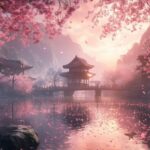 Sakura flowers blossom trees#AI #artificial Intelligence…