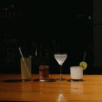 Promptcoctails set in the bar high quality...