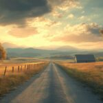 Country road dirt road nature#AI #artificial Intelligence…