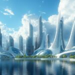 City futurism architecture#AI #artificial Intelligence…