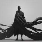 Интересно рандомитdystopian sculptures Of a fallen god, minimalistic, chiaroscur...