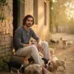 سکوی گِلی و توله‌سگ‌های بازیگوش A single...