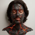 مجسمه‌سازی لاوای فوق‌واقع‌گرایانهA surreal hyper realistic 3D...