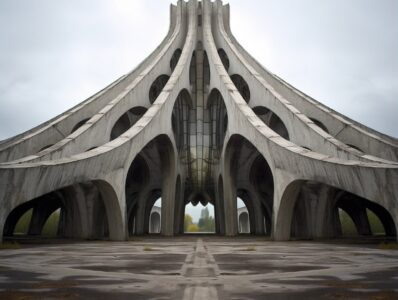 architecture of abandoned colony, monumental, majestic, ::Calatrava::1.1, totali...