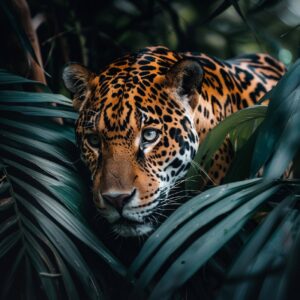 Intimate Landscape Photography of tropical rainforest jaguar with Fujifilm GFX 5...