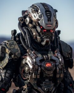 The next evolution of american military, futuristic design, with scifi weapon an...
